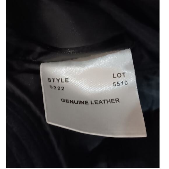 VINTAGE MARGARET GODFREY Moto Leather Pants FLAWED Read Description Size 6 Black - Picture 7 of 10
